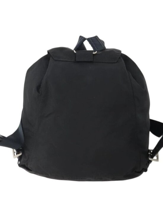 PRADA Backpack Nylon Black Silver Auth 174569 main image 10